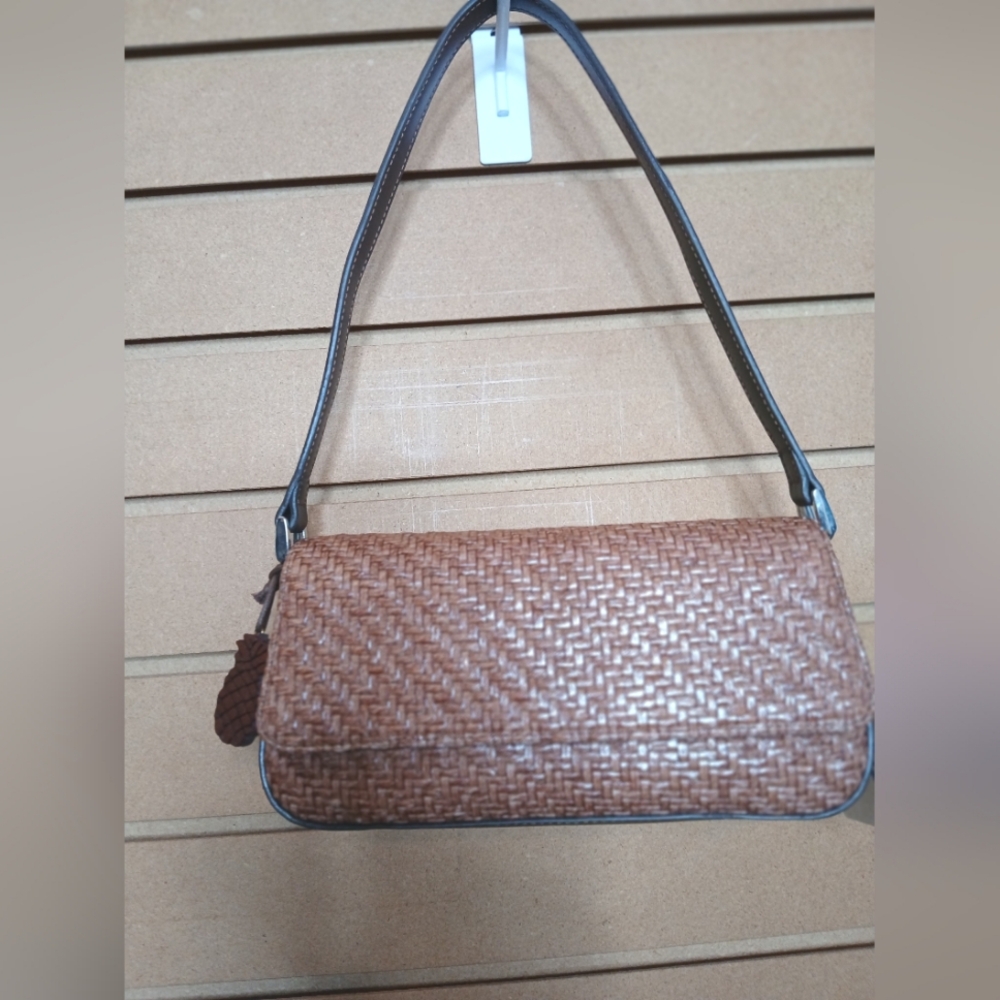 Liz Claiborne Woven Bag Wheat
